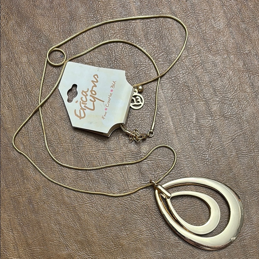 Erica Lyons Gold Pendant Necklace